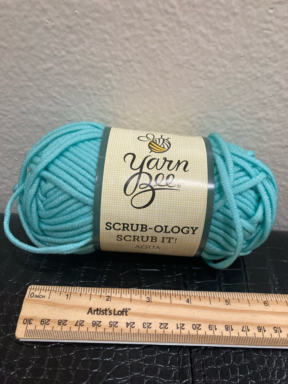 NWT Yarn Bee Scrub-Ology Scrub It! Yarn - 73 Aqua 3.0 oz